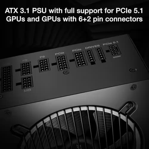 be quiet! Pure Power 13 M Fully Modular ATX Power Supply - 1000 Watts ATX 3.1 - Black image