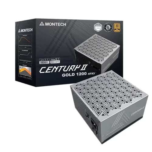 Montech CENTURY II 1200W Fully Modular 80+ Gold Certified image
