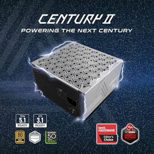 Montech CENTURY II 1200W Fully Modular 80+ Gold Certified image
