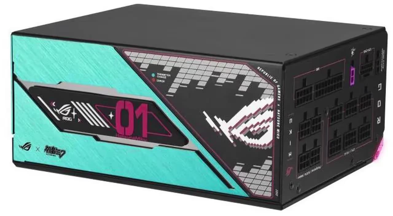 Asus ROG Thor P3 Hatsune Miku Edition Blue / Pink 1200W Fully Modular 80+ Platinum Certified main image
