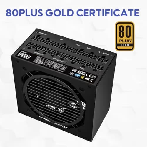Vetroo 50315153244479 850W 80+ Gold Certified Fully Modular image