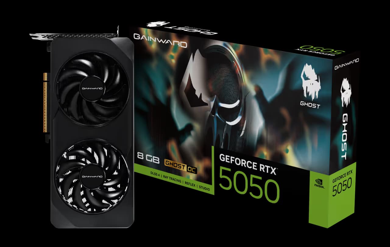 Gainward Ghost OC GeForce RTX 5050 8GB GDDR6 Black image