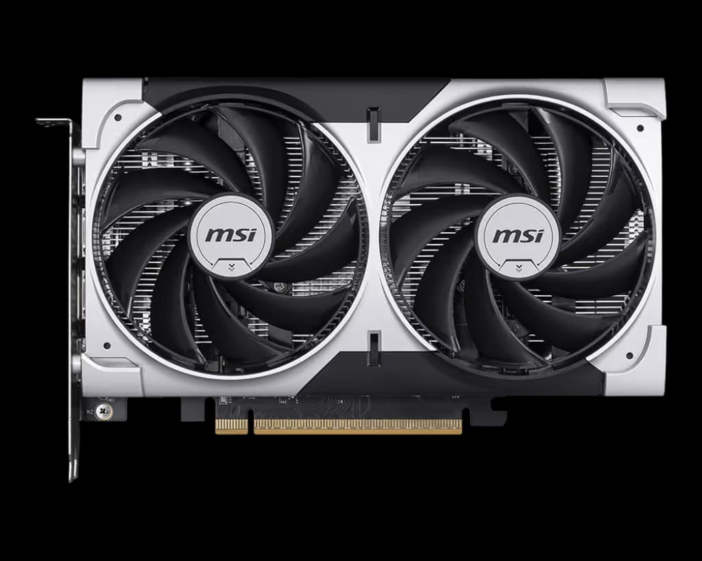 MSI VENTUS 2X GeForce RTX 5050 8GB GDDR6 Silver / Black image
