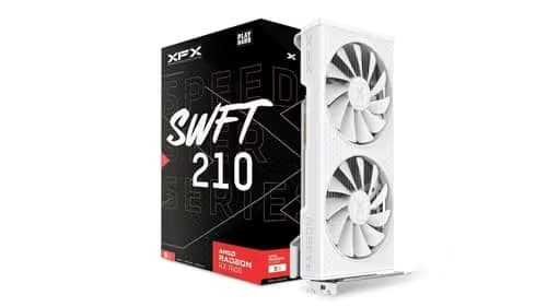 XFX SPEEDSTER SWFT 210 AMD Radeon RX 7600 Core Edition White main image