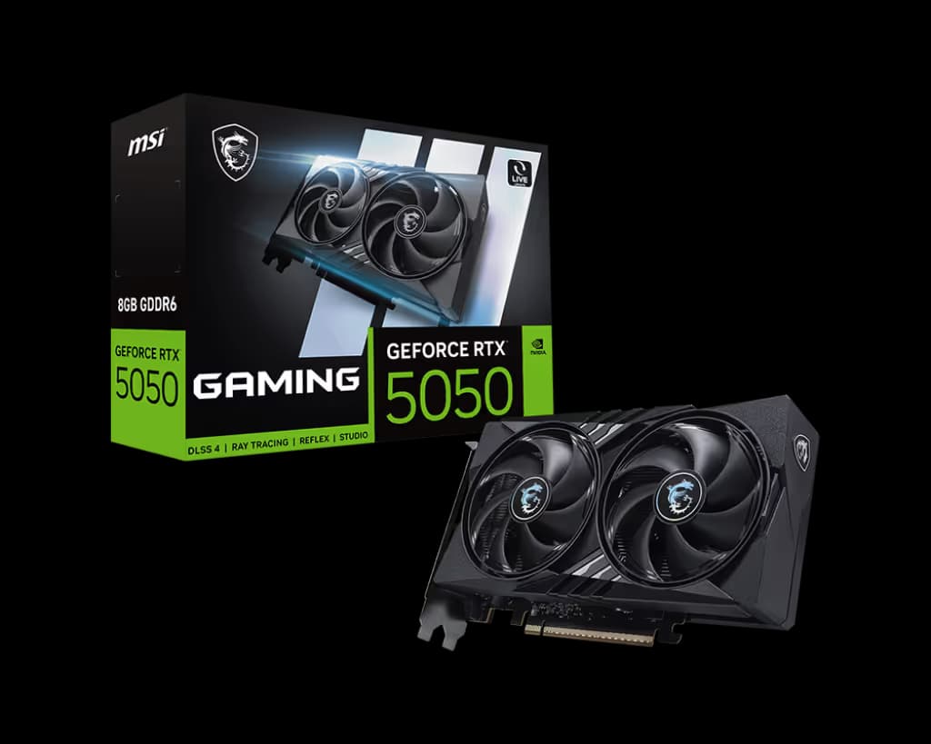 MSI GAMING GeForce RTX 5050 8GB GDDR6 Black main image
