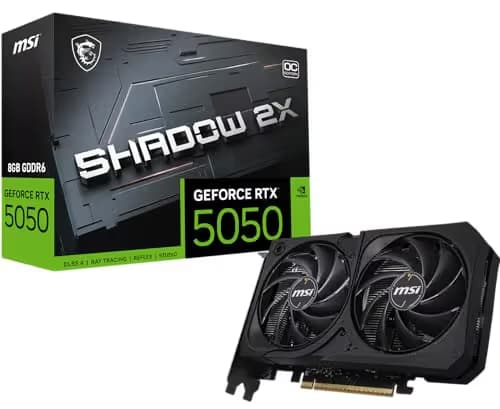 MSI GeForce RTX 5050 SHADOW 2X OC 8GB GDDR6  main image