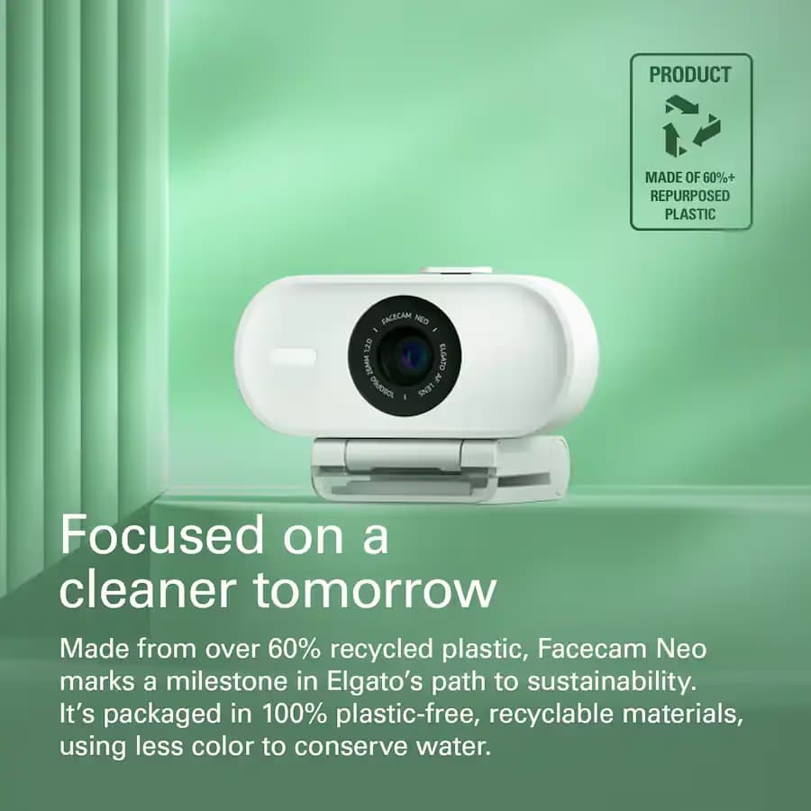 Elgato Facecam Neo 1080p 720p Webcam image