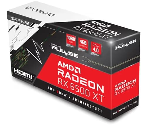 Sapphire Radeon RX 6500 XT PULSE ITX PURE 4GB GDDR6 White image