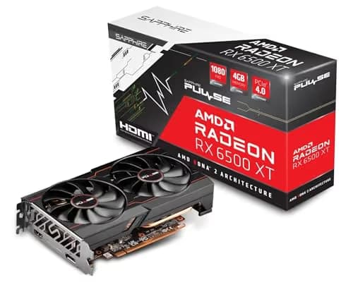 Sapphire Radeon RX 6500 XT PULSE ITX PURE 4GB GDDR6 White image