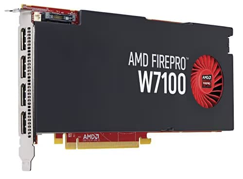 HP FirePro W7100 J3G93AT 8GB GDDR5 Black / Red image