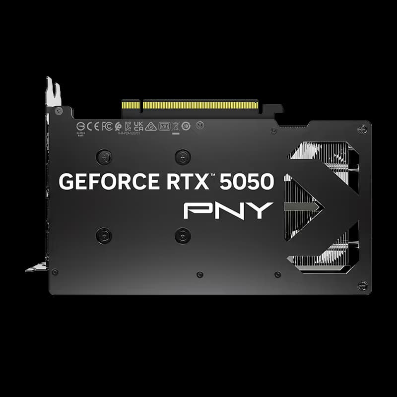 PNY GeForce RTX 5050 8GB GDDR6 Black Dual Fan image