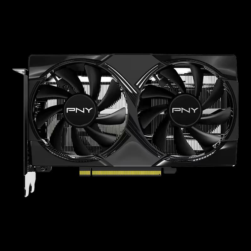 PNY GeForce RTX 5050 8GB GDDR6 Black Dual Fan image