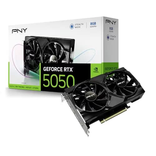 PNY GeForce RTX 5050 8GB GDDR6 Dual Fan image
