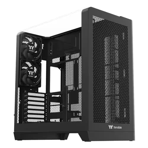 Thermaltake View 390 Air ATX Mid Tower Black with Tempered Glass Side Panel and USB 3.2 Gen 2 Type-C USB 3.2 Gen 1 Type-A image
