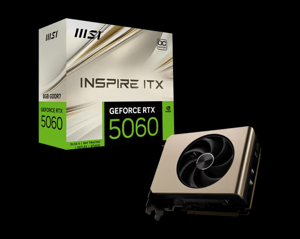 MSI GeForce RTX™ 5060 8G INSPIRE ITX OC image