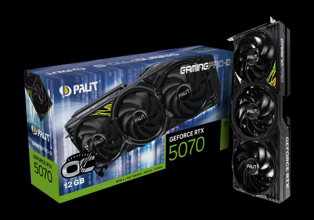 Palit GeForce RTX 5070 GamingPro-S OC image