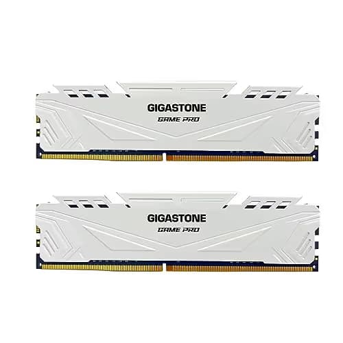 GIGASTONE Game PRO 32GB Kit (2x16GB) DDR4 3600MHz CL18 White image