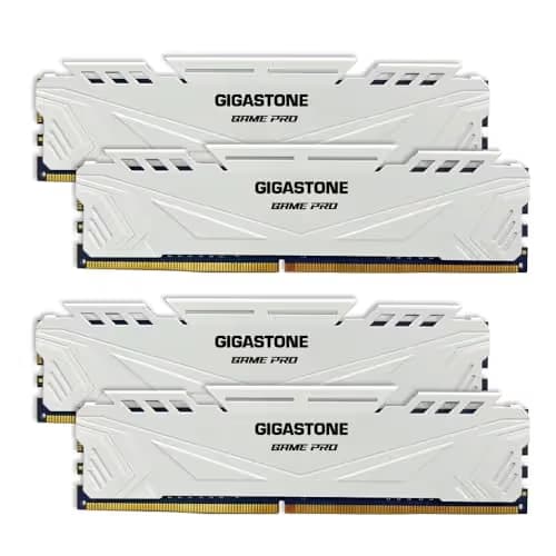 GIGASTONE Game PRO 64GB Kit (4x16GB) DDR4 3600MHz White CL18 main image