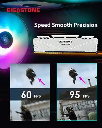 GIGASTONE Game PRO 64GB Kit (4x16GB) DDR4 3600MHz White CL18 image
