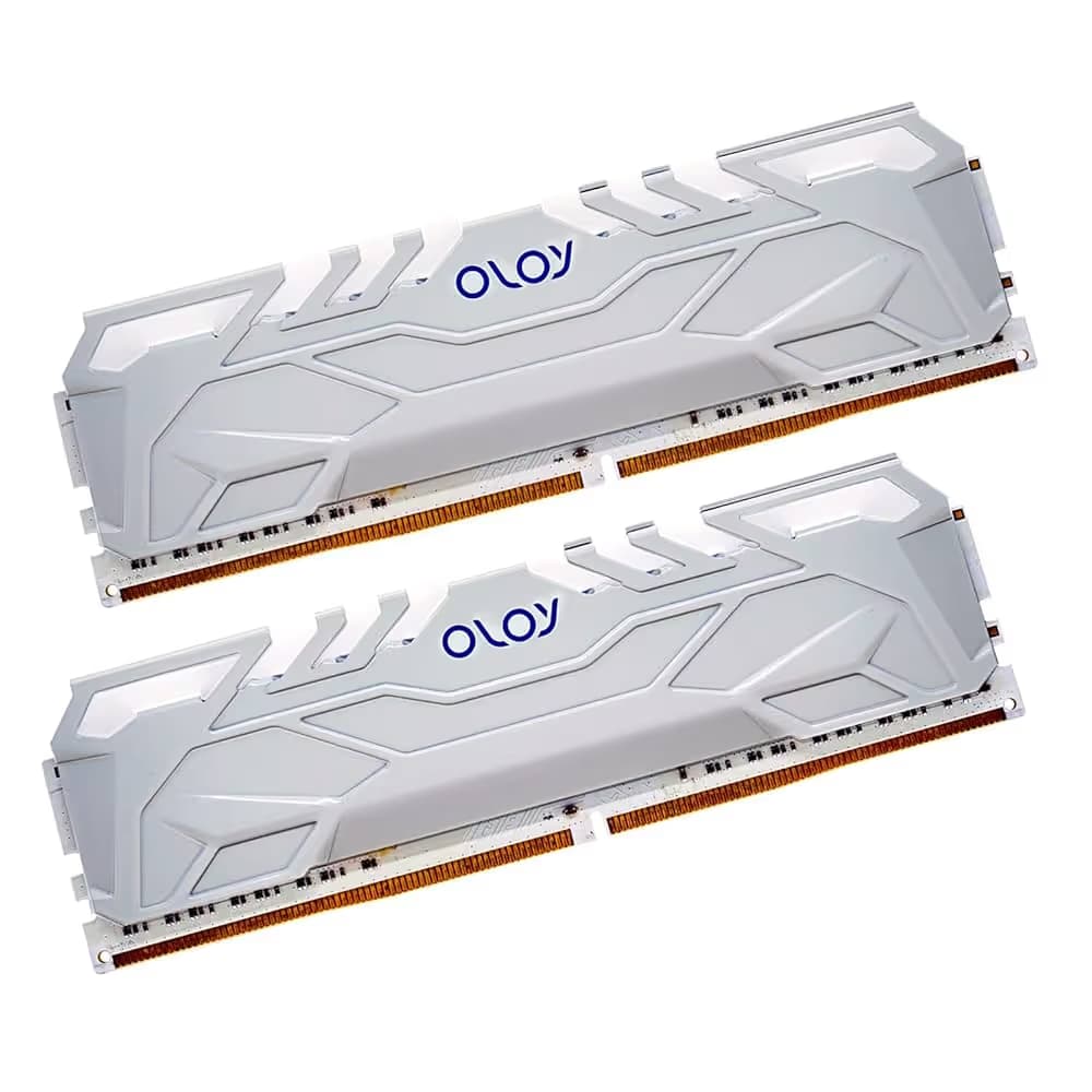 OLOy DDR4 RAM 32GB (2x16GB) 3200 MHz CL16 1.35V White MD4U1632161BHWDA image