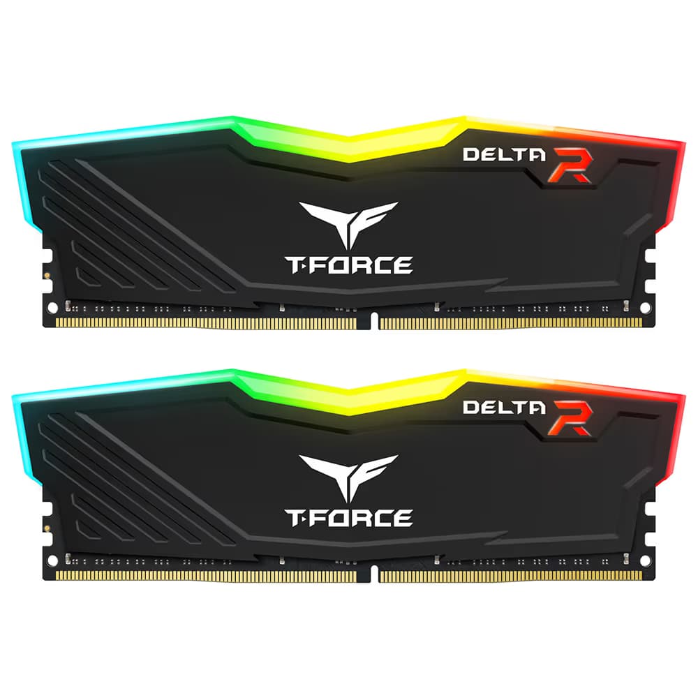 TEAMGROUP T-Force Delta RGB Black DDR4 64GB(2x32GB) 3200MHz CL16 main image