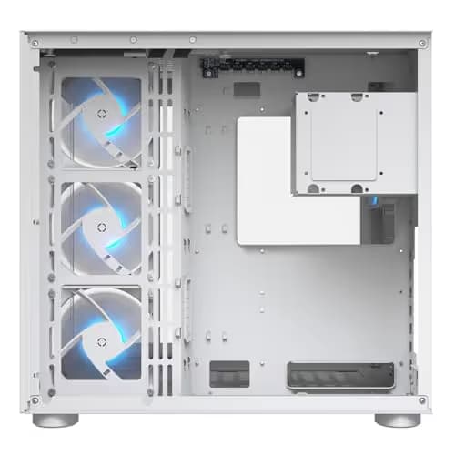 Cougar FV150 ATX Mid Tower Black with RGB, Tempered Glass Side Panel, and USB 3.2 Gen 2 Type-C USB 3.2 Gen 1 Type-A image