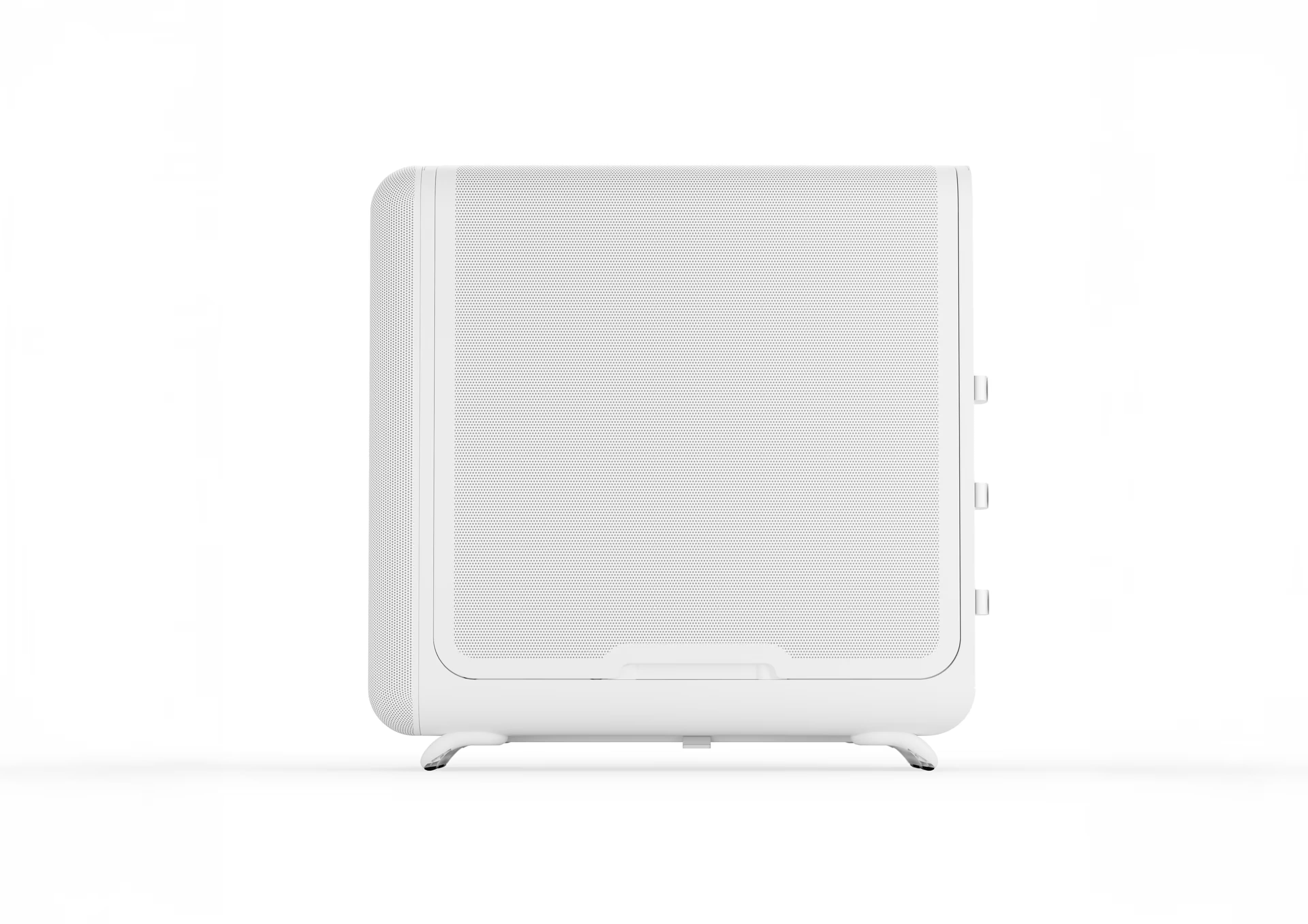 HYTE X50 Air ATX Mid Tower White Mesh Side Panel, USB 3.2 Gen 2x2 Type-C, USB 3.2 Gen 1 Type-A image