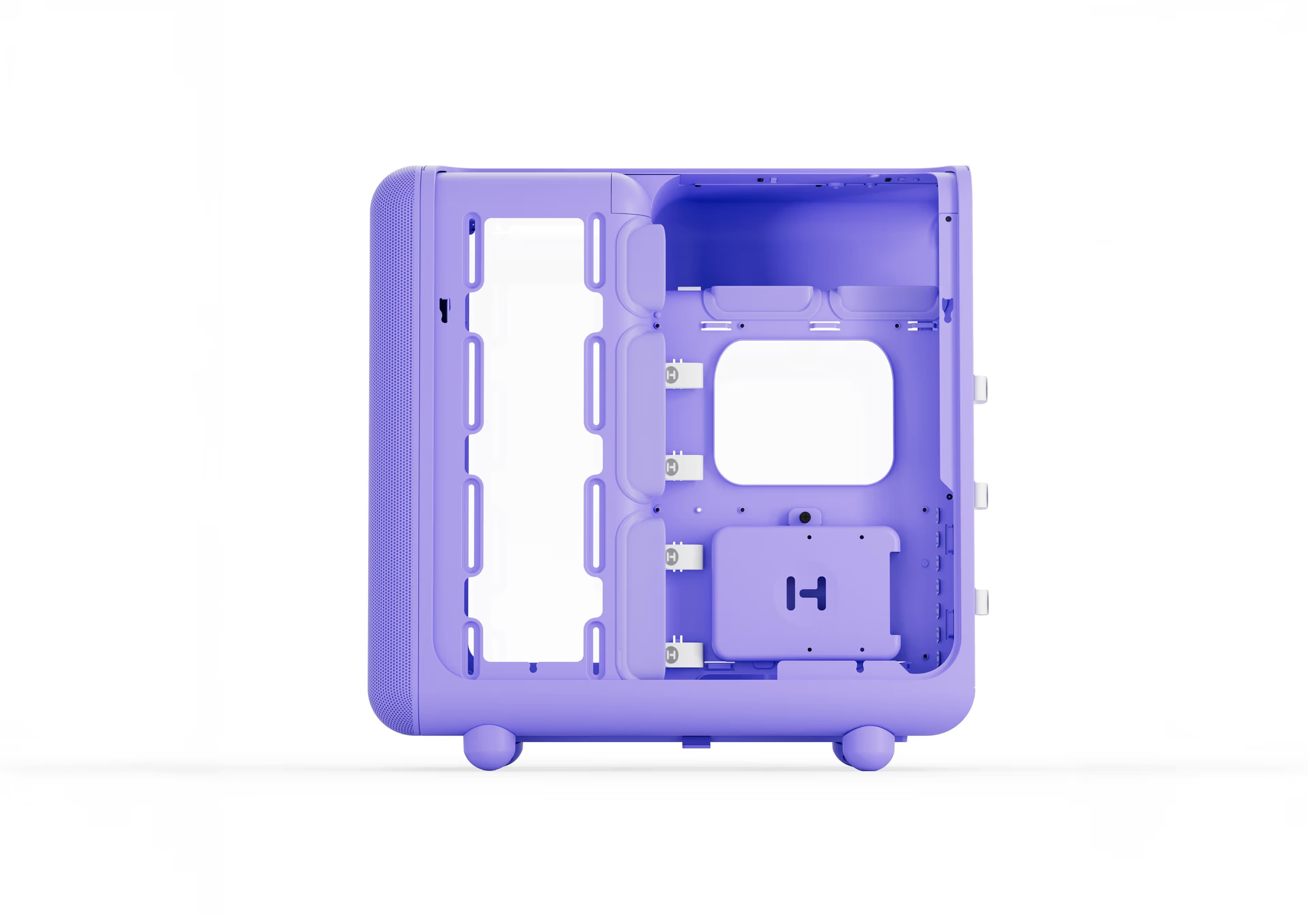 HYTE X50 ATX Mid Tower Purple with Tempered Glass Side Panel and USB 3.2 Gen 2x2 Type-C, USB 3.2 Gen 1 Type-A image