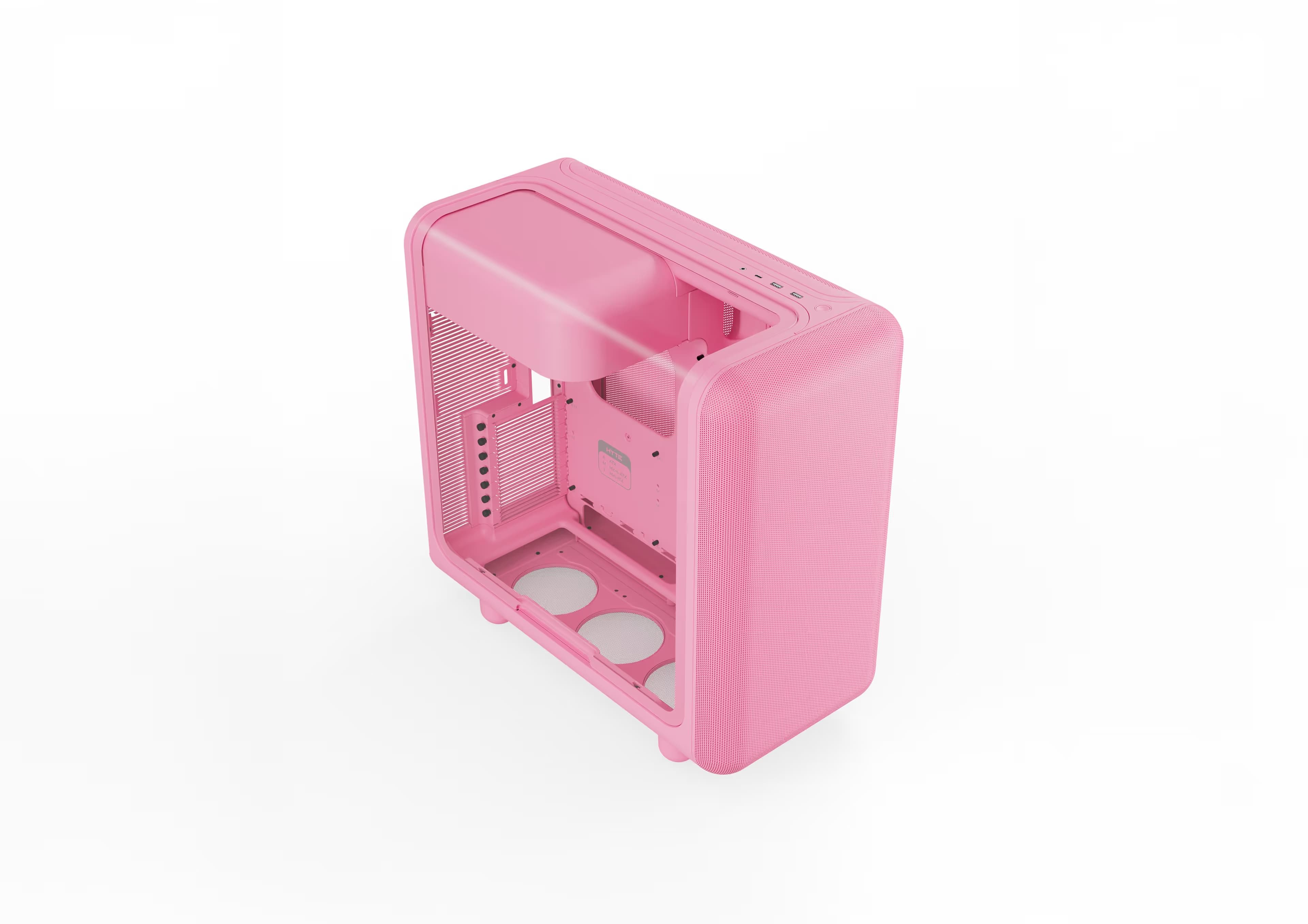 HYTE X50 ATX Mid Tower Pink with Tempered Glass Side Panel and USB 3.2 Gen 2x2 Type-C USB 3.2 Gen 1 Type-A image