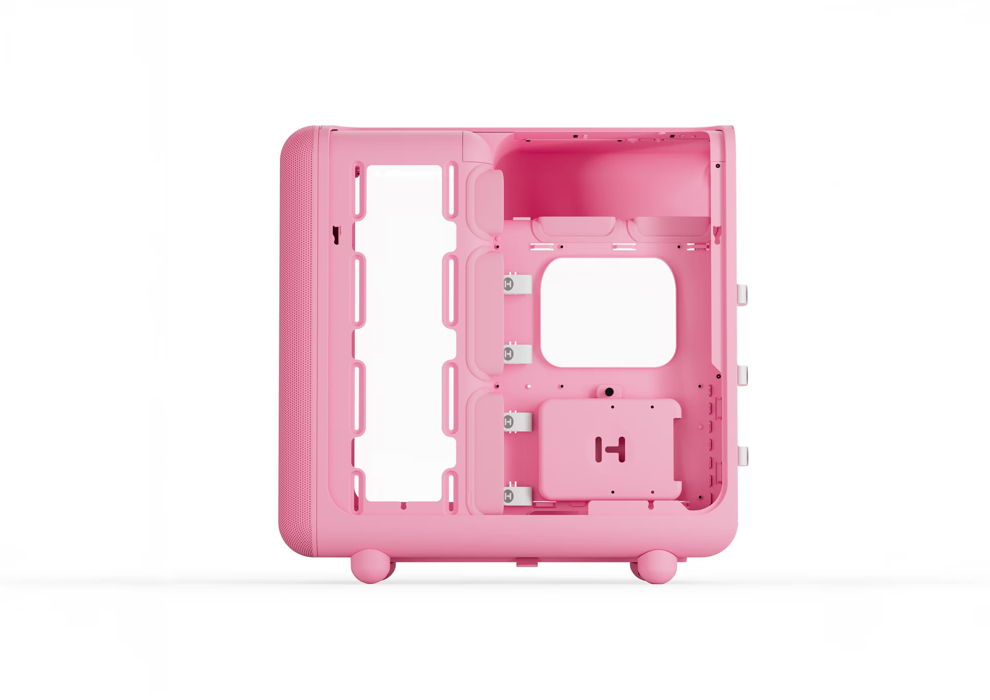 HYTE X50 ATX Mid Tower Pink with Tempered Glass Side Panel and USB 3.2 Gen 2x2 Type-C USB 3.2 Gen 1 Type-A image