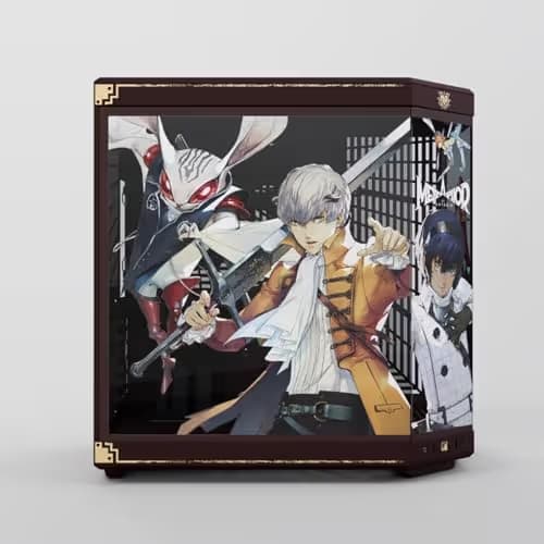 HYTE Y70 Metaphor: ReFantazio Edition ATX Mid Tower Brown / Gold Tempered Glass Side Panel, USB 3.2 Gen 2 Type-C, USB 3.2 Gen 1 Type-A image