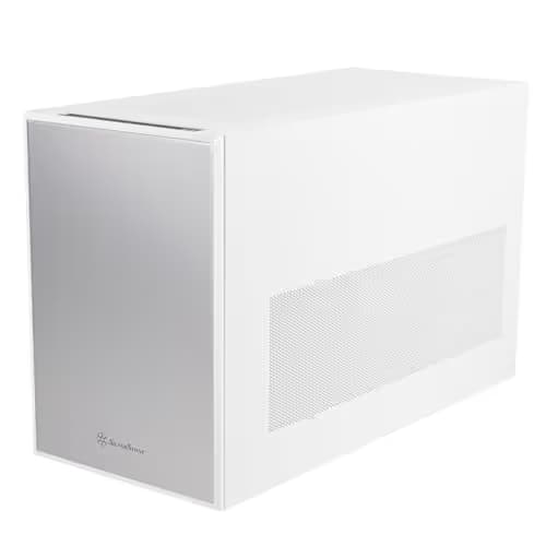 Silverstone SUGO 17 Micro ATX Desktop White Mesh Side Panel with USB 3.2 Gen 2 Type-C and USB 3.2 Gen 1 Type-A main image