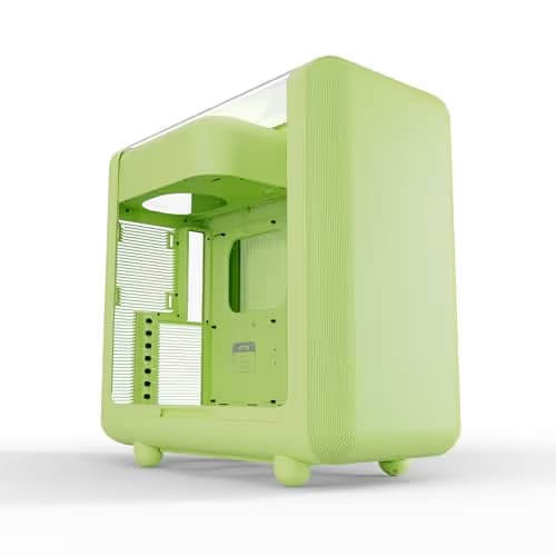 HYTE X50 ATX Mid Tower Green with Tempered Glass Side Panel and USB 3.2 Gen 2x2 Type-C, USB 3.2 Gen 1 Type-A main image