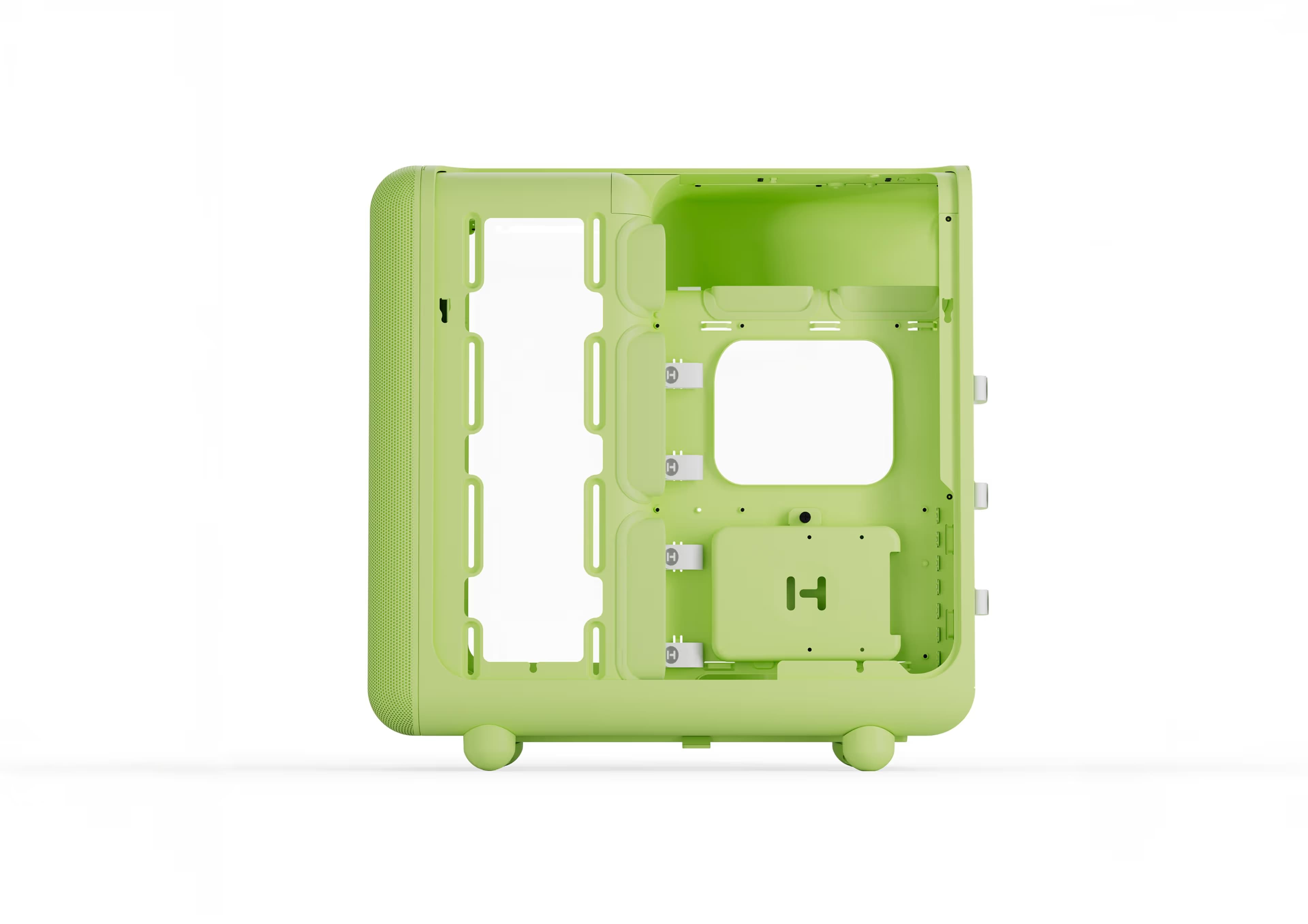 HYTE X50 ATX Mid Tower Green with Tempered Glass Side Panel and USB 3.2 Gen 2x2 Type-C, USB 3.2 Gen 1 Type-A image