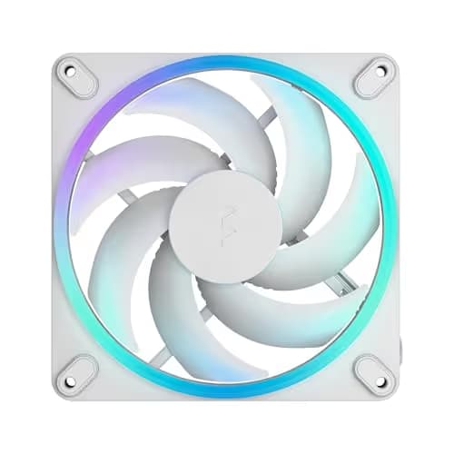 Fractal Design Momentum 140mm White Addressable RGB PWM 74.39 CFM image