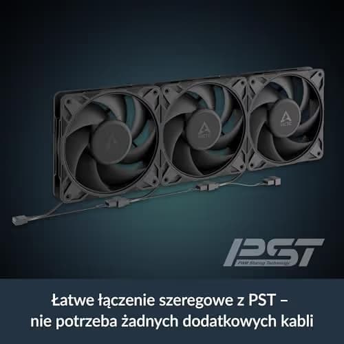 ARCTIC P12 Pro 120mm Black PWM PST 77 CFM 1-Pack image