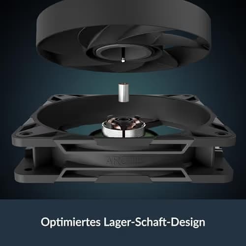 ARCTIC P12 Pro 120mm Black PWM PST 77 CFM 1-Pack image