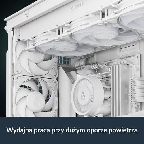 ARCTIC P14 Pro PST 140mm White PWM PST 110 CFM 1-Pack image