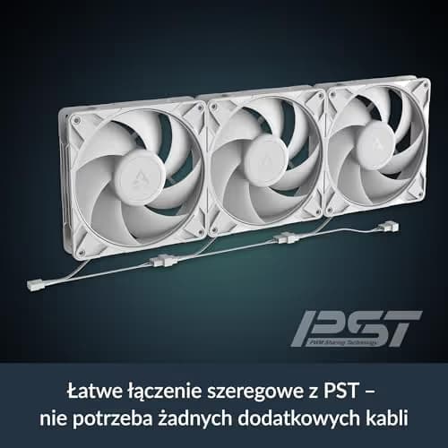 ARCTIC P14 Pro PST 140mm White PWM PST 110 CFM 1-Pack image
