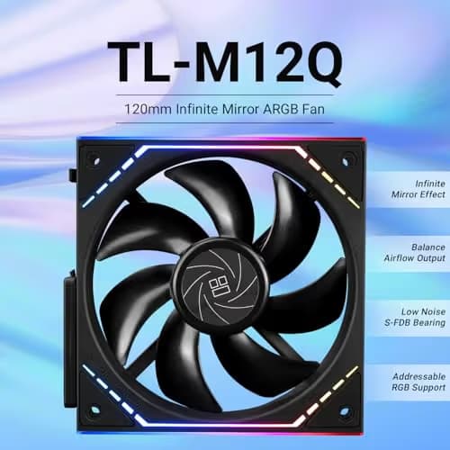 Thermalright TL-M12Q 120mm Black ARGB PWM image
