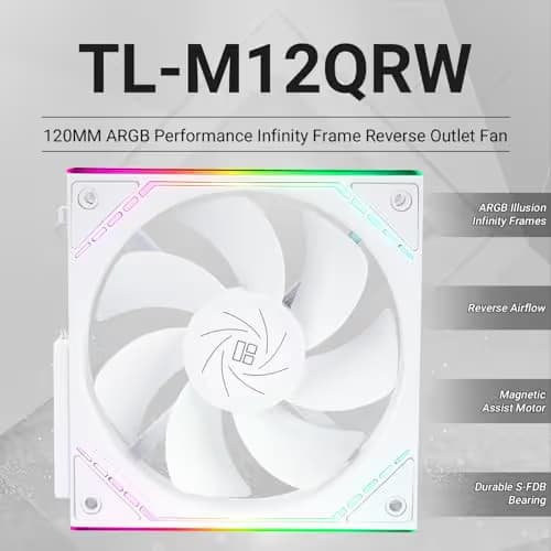 Thermalright TL-M12QRW 120mm White ARGB PWM image