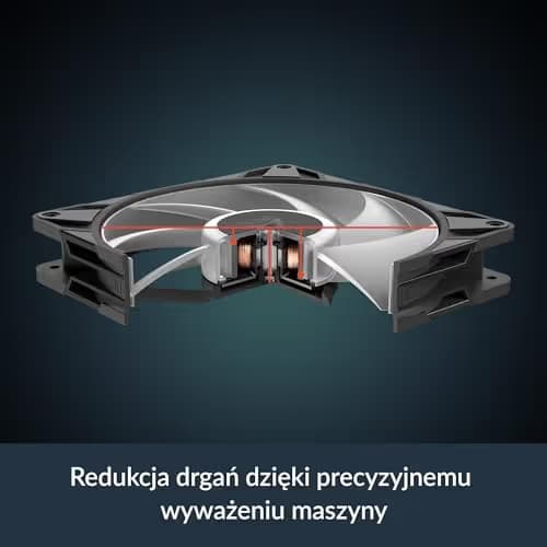 ARCTIC P14 Pro 140mm Black ARGB image