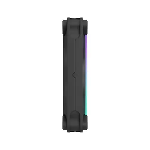 Fractal Design Momentum 120mm 62.44 CFM Addressable RGB PWM Black 3-Pack image