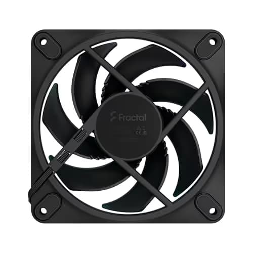 Fractal Design Momentum 120mm 62.44 CFM Addressable RGB PWM Black 3-Pack image