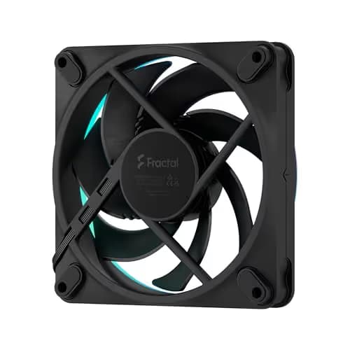 Fractal Design Momentum 120mm 62.44 CFM Addressable RGB PWM Black 3-Pack image