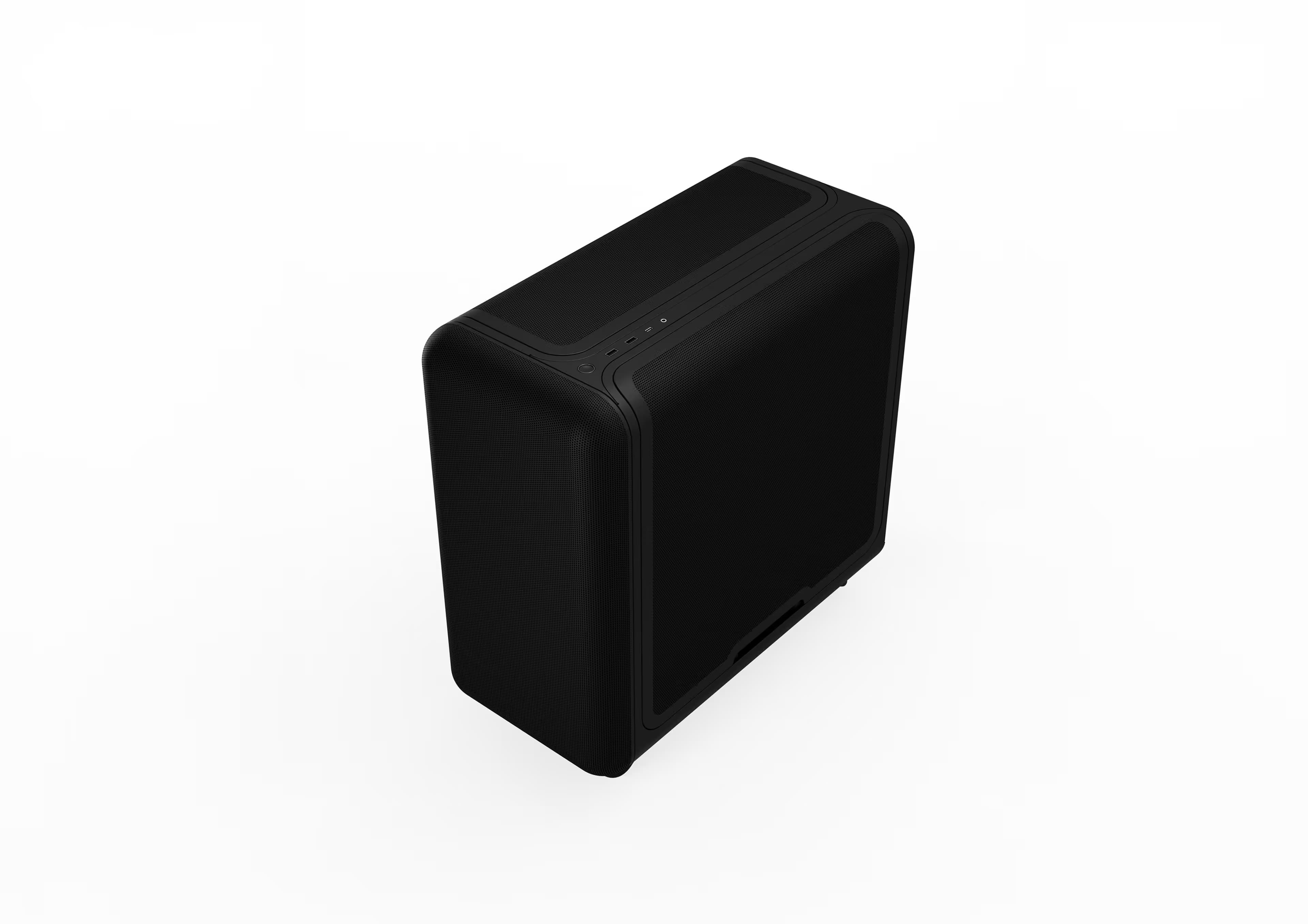 HYTE X50 Air ATX Mid Tower Black Mesh Side Panel, USB 3.2 Gen 2x2 Type-C, USB 3.2 Gen 1 Type-A image