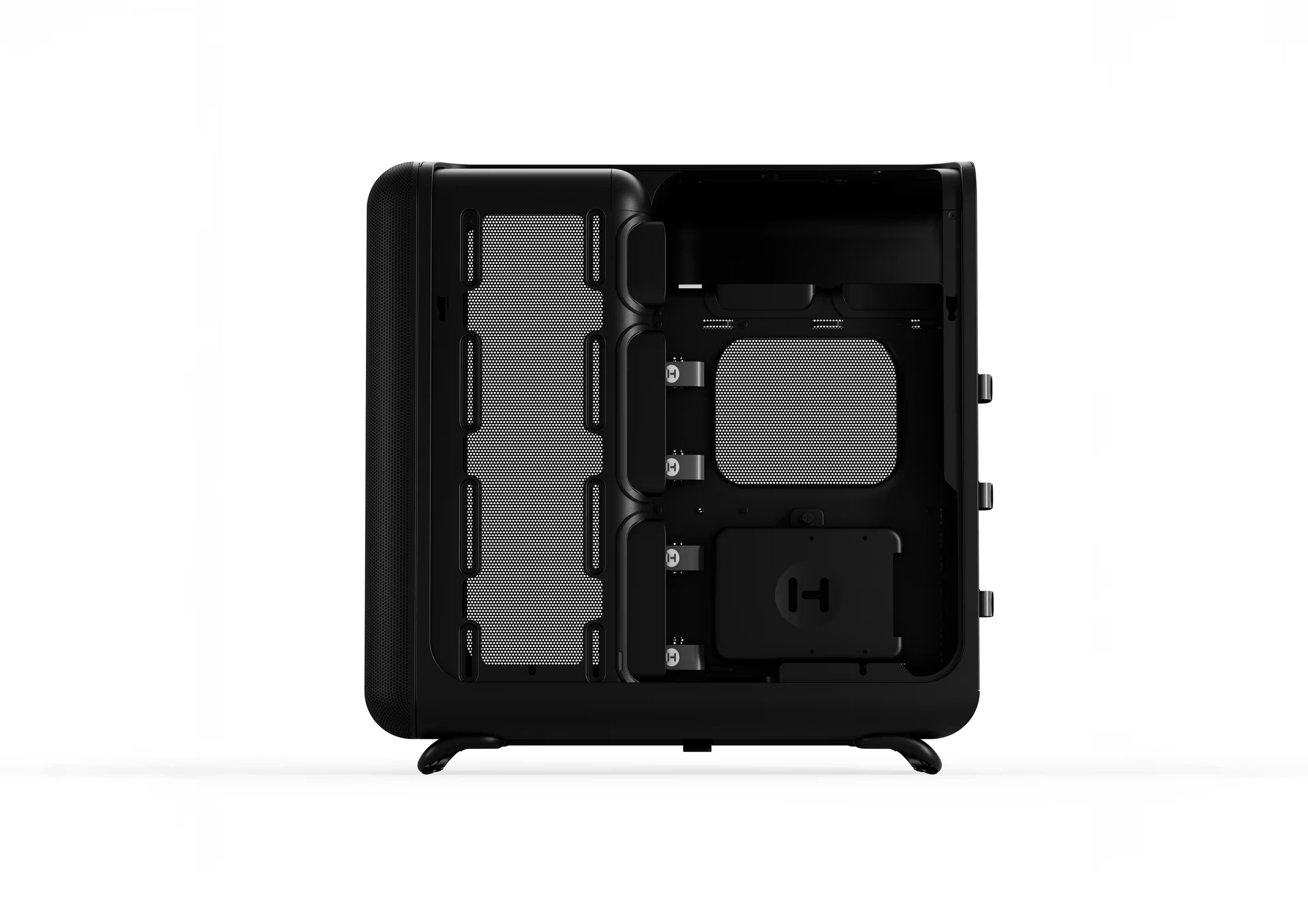HYTE X50 Air ATX Mid Tower Black Mesh Side Panel, USB 3.2 Gen 2x2 Type-C, USB 3.2 Gen 1 Type-A image