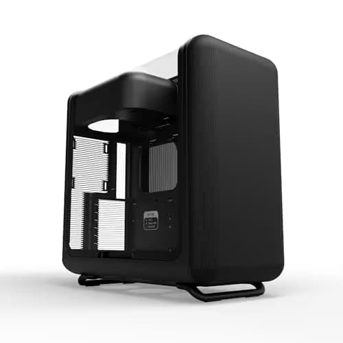 HYTE X50 ATX Mid Tower Black with Tempered Glass Side Panel and USB 3.2 Gen 2x2 Type-C, USB 3.2 Gen 1 Type-A image