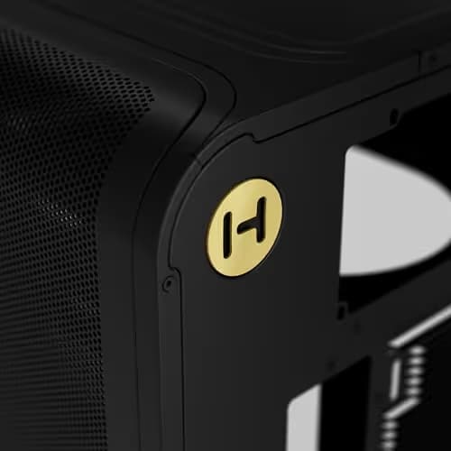 HYTE X50 ATX Mid Tower Black with Tempered Glass Side Panel and USB 3.2 Gen 2x2 Type-C, USB 3.2 Gen 1 Type-A image