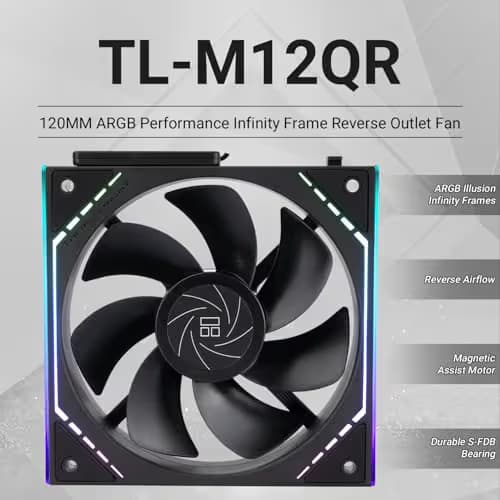 Thermalright TL-M12QR 120mm Black PWM ARGB image